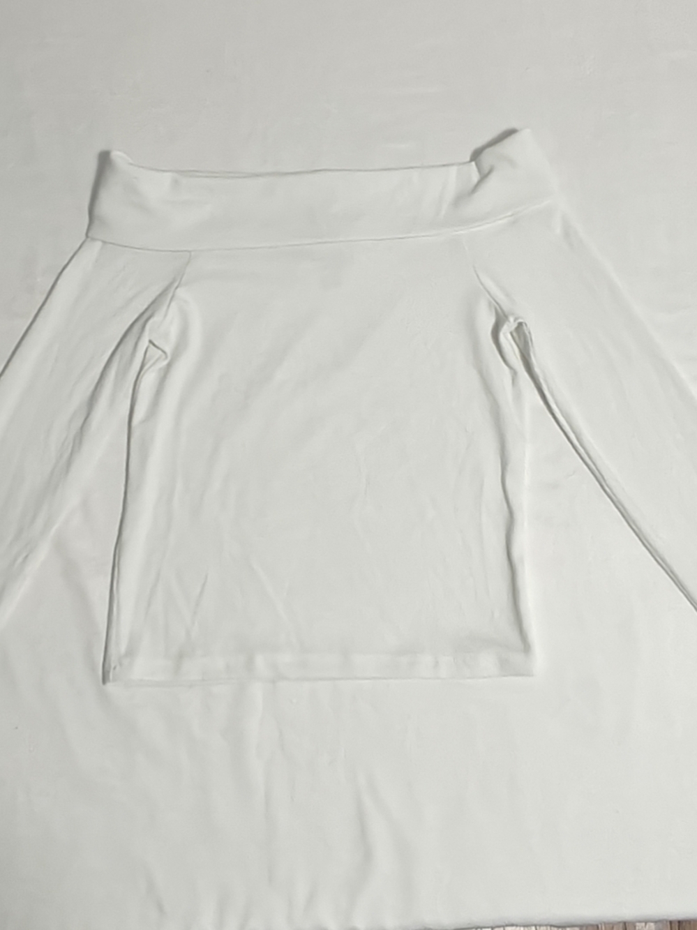American Eagle White Off-Shoulder Ribbed Top
